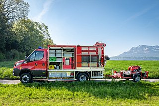 Schlauchverlegefahrzeug